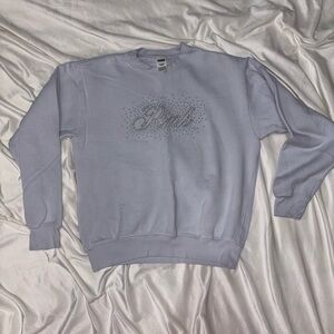 PINK Victoria's Secret light blue sweater